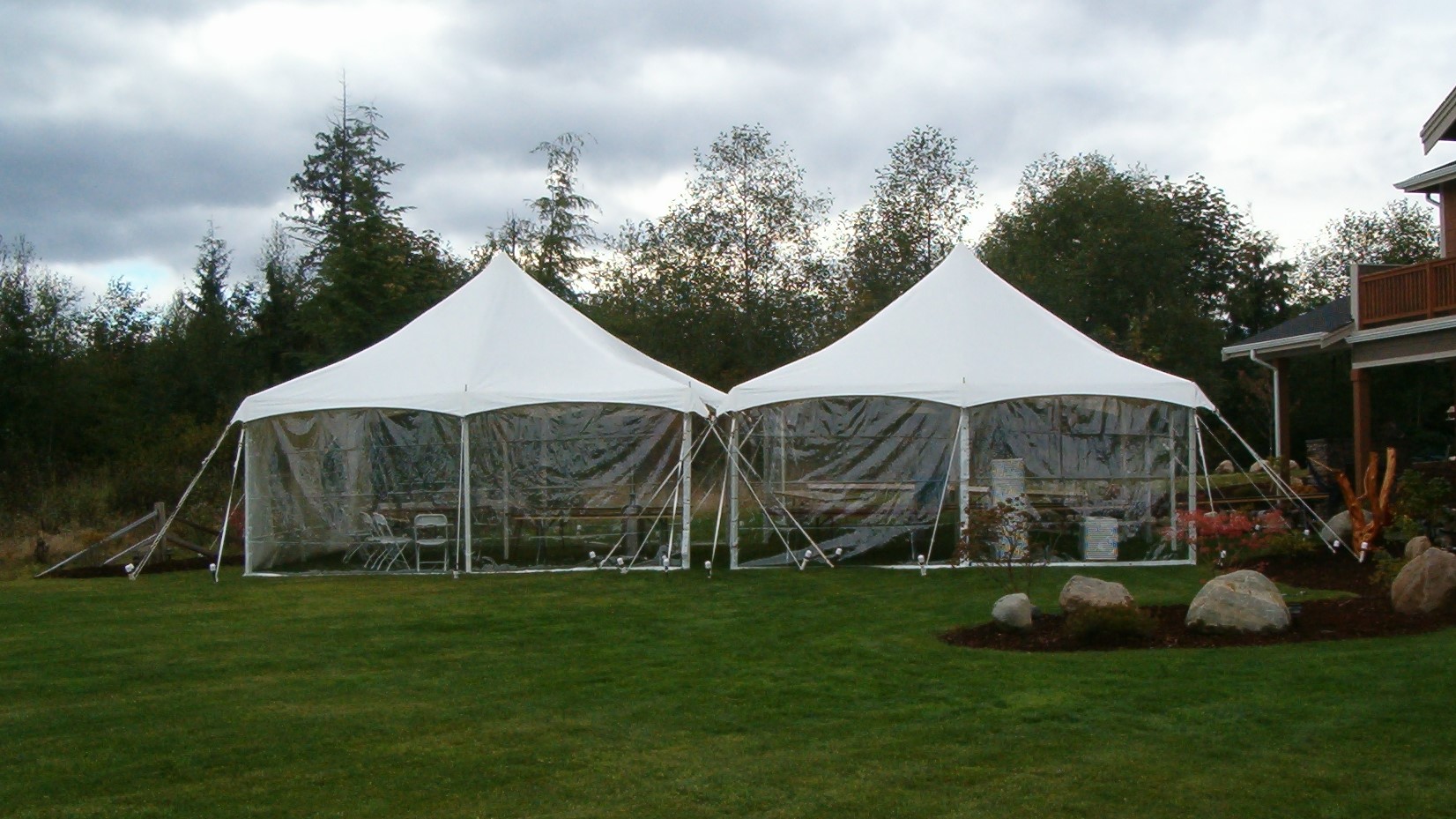 20x epic tent with clear sidewall